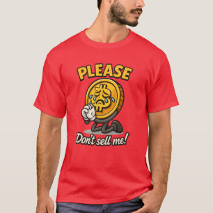 Camiseta Mascote Bitmoney líder - Cartoon Crypto Emocional