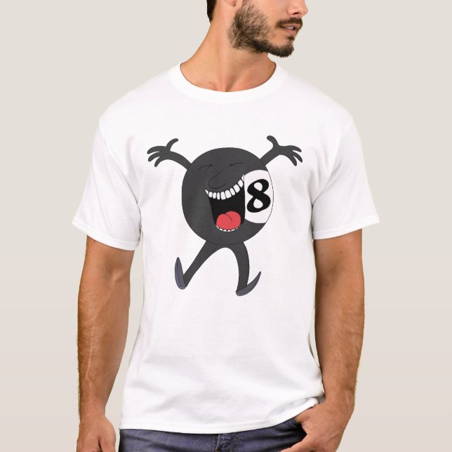 Camiseta Mascote Bola Oito Risonha (Frente)