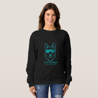 Camiseta Mascote Cachorro Neon Guardião Cibernético - Stree