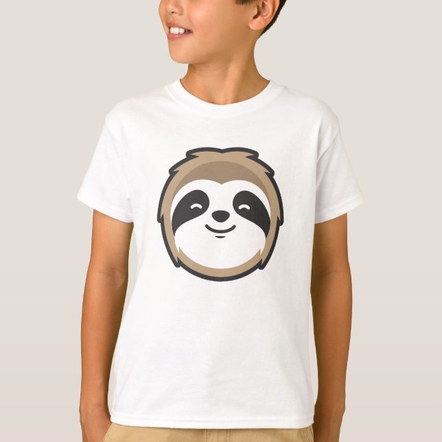 Camiseta Mascote da preguiça (Frente)