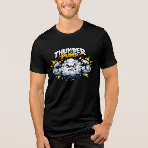 Camiseta Mascote da Tempestade da Bomba Relâmpago – Poder d