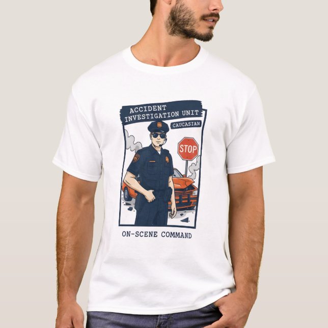 Camiseta Mascote da Unidade de Colisão Tática Elite (Frente)