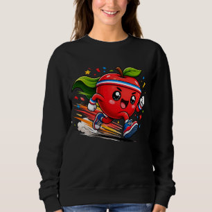 Camiseta Mascote de condicionamento físico em desenho anima