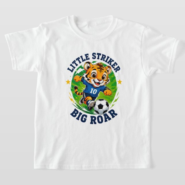 Camiseta 🌟 Mascote de Futebol Tigre Estrela ⚽ (Postura )