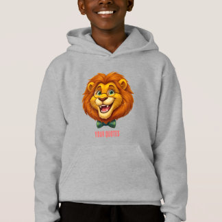 Camiseta Mascote de Leão Adorável com Gravata Borboleta par