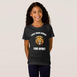 Camiseta Mascote de Leão PERSONALIZADO | Amarelo Dourado - 