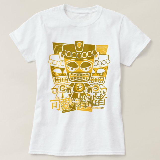Camiseta Mascote de Tiki (Frente do Design)