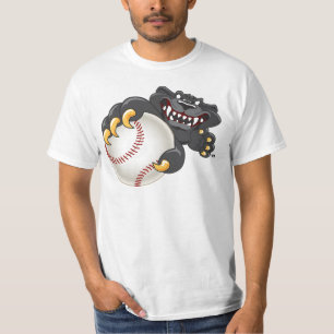 Camiseta Mascote do basebol da pantera