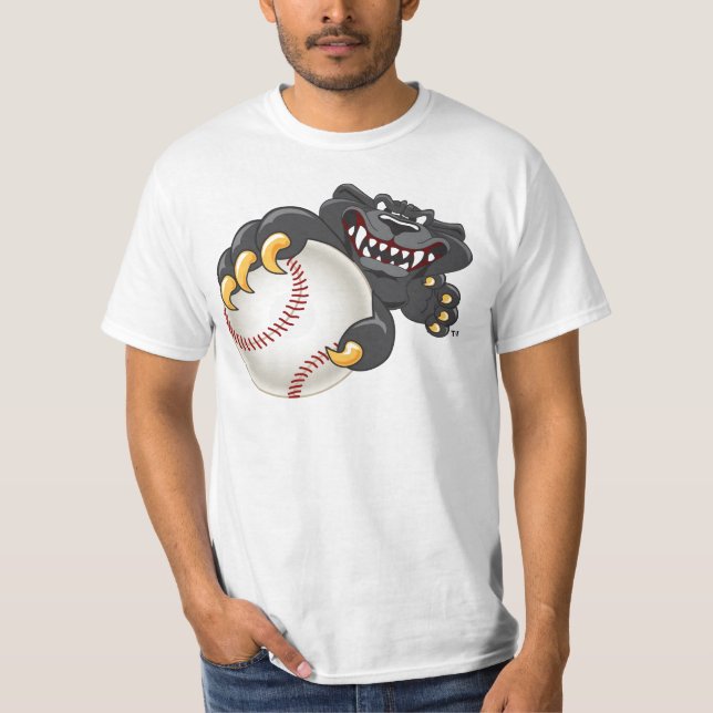 Camiseta Mascote do basebol da pantera (Frente)