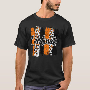 Camiseta Mascote Esportivo de Ventilador do Car dinals Scho