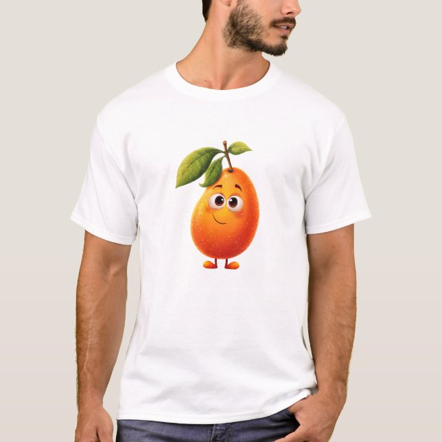 Camiseta Mascote Manga Piscando (Frente)