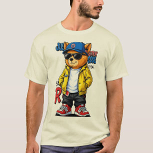 Camiseta Mascote Urso Streetwear Legal Cartoon   Rebelde Ur