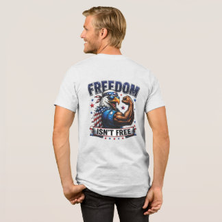 Camiseta Masculina Águia Patriótica - Liberdade Nã