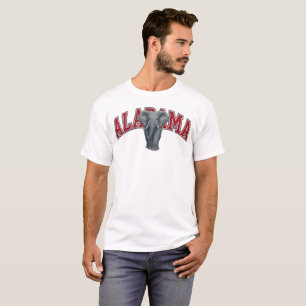 Camiseta Masculina Alabama Elephant Camiseta Uni