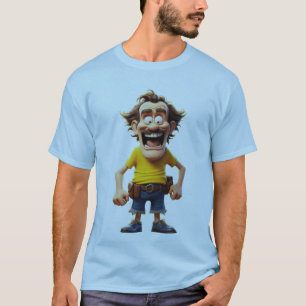 camiseta masculina amarela