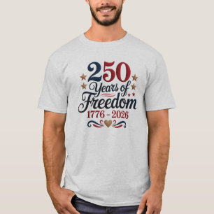 Camiseta masculina América 250 anos