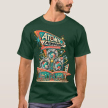 Camiseta Masculina Atomic Laundromat Retro Laundro
