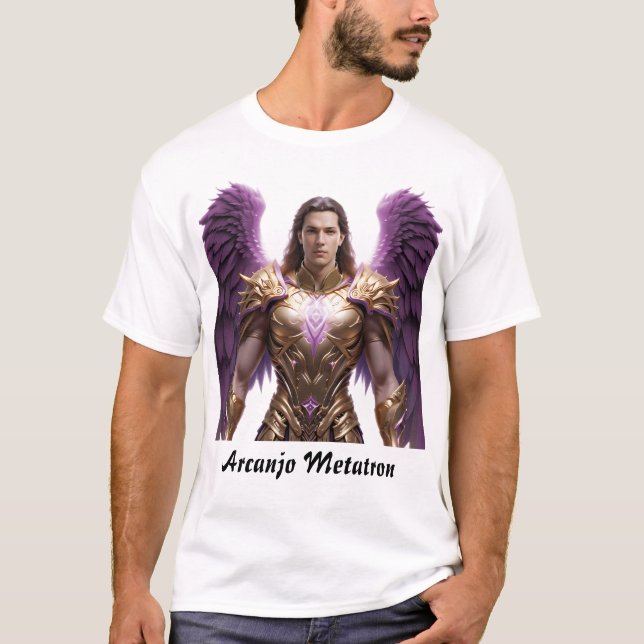 Camiseta Masculina Básica Arcanjo Metatron (Frente)