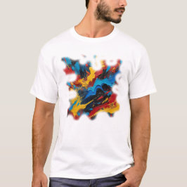 Camiseta Masculina Básica Arte Expressão