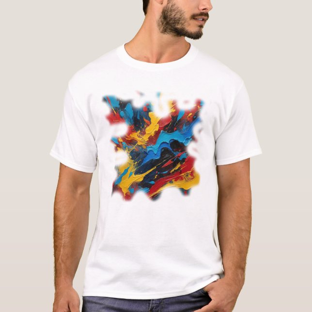 Camiseta Masculina Básica Arte Expressão (Frente)