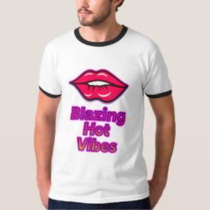Camiseta Masculina Básica Blazing Hot Vibes por Fr