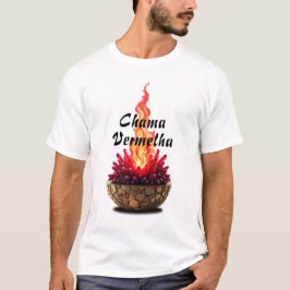 Camiseta Masculina Básica Chama Sagrada-6