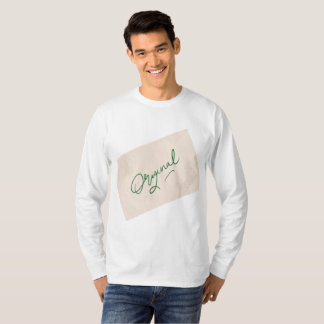 Camiseta masculina básica de manga longa Original