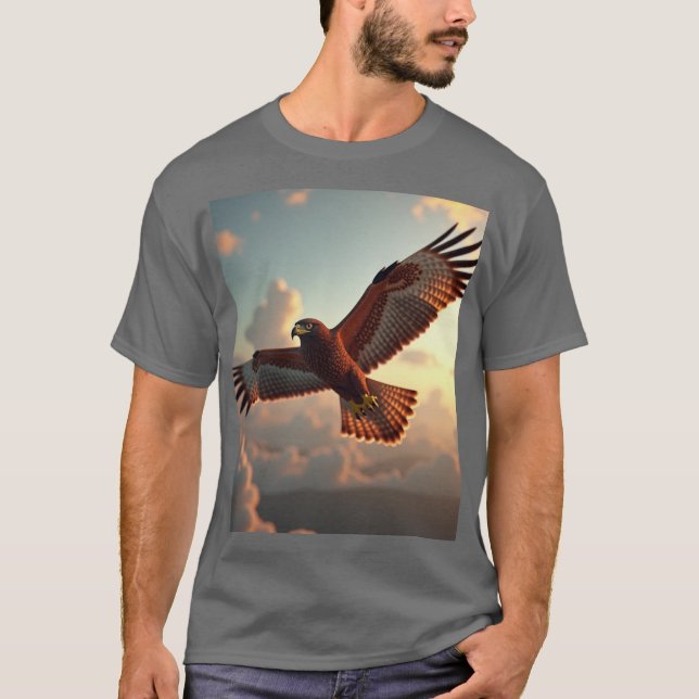 Camiseta masculina básica escura (Frente)