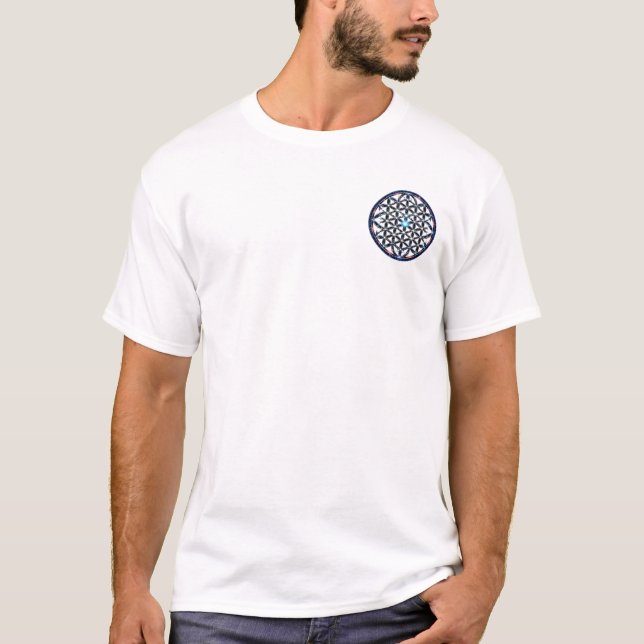 Camiseta Masculina Básica Flôr da Vida-12 (Frente)