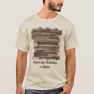 Camiseta Masculina Básica Madeira Viva