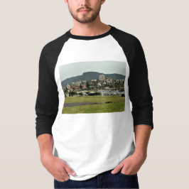 Camiseta Masculina Básica Manga 3/4 Raglan