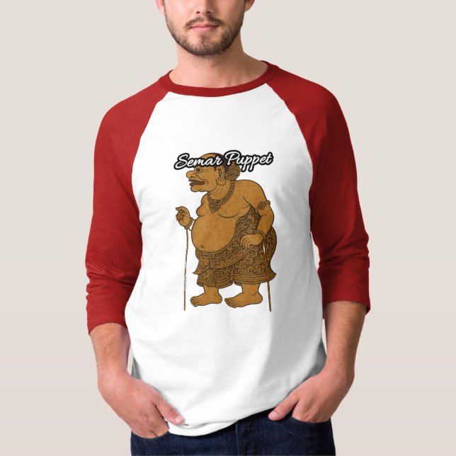 Camiseta Masculina Básica Manga Raglan 3/4 (Frente)