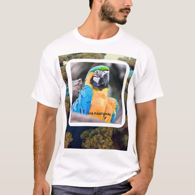 Camiseta Masculina Básica Pantanal (Frente)