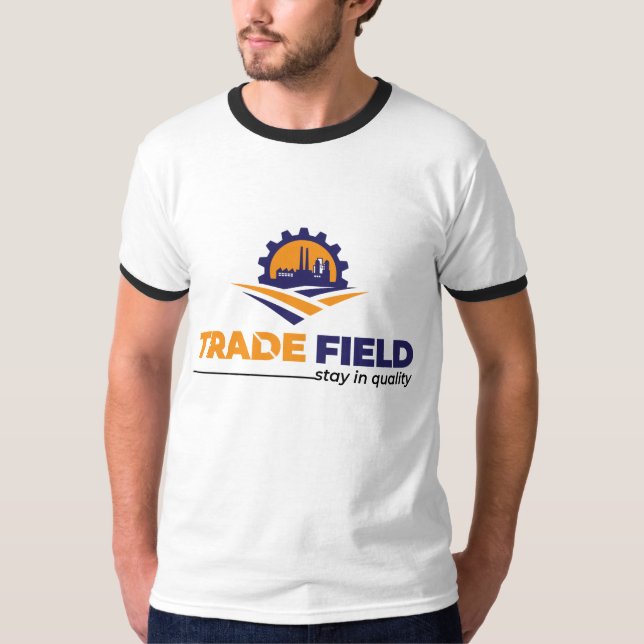 Camiseta Masculina Básica Ringer (Frente)