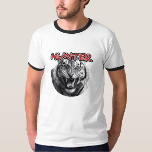 Camiseta Masculina Básica Ringer