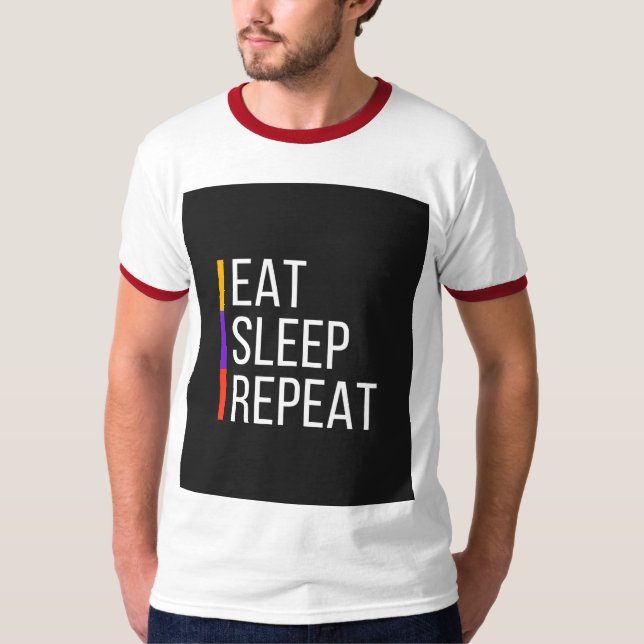 Camiseta Masculina Básica Ringer (Frente)