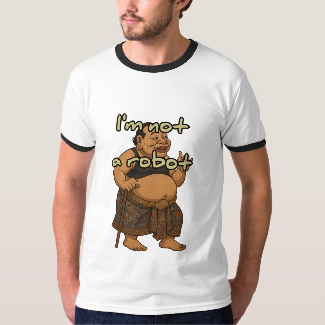 Camiseta Masculina Básica Ringer (Frente)