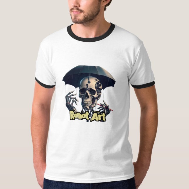 Camiseta Masculina Básica Ringer (Frente)