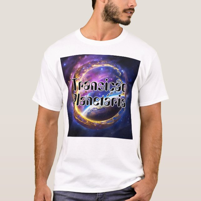 Camiseta Masculina Básica Transição Planetária-2 (Frente)