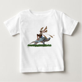 Camiseta Masculina Bebê Fada Montando uma Tartarug