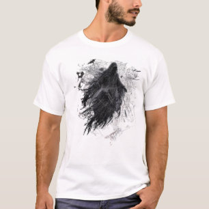 Camiseta masculina Black Ghost Spirit Dark Aesthet
