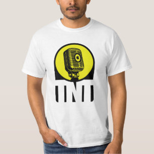 Camiseta masculina branca Tanked noite de quinta-f