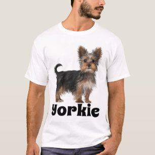 Camiseta masculina cachorrinho Yorkshire Terrier