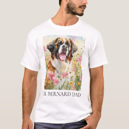 Camiseta Masculina – Camisa de Pai do São Bernardo