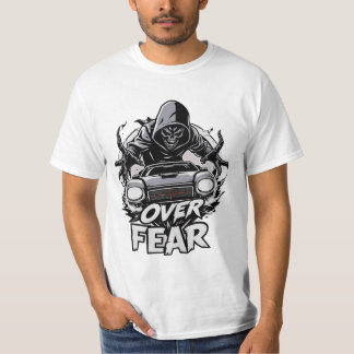 Camiseta Masculina Carro de Corrida Over Fear Grim