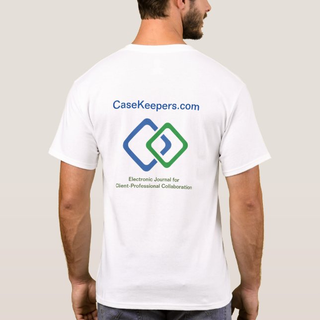 Camiseta masculina CaseKeepers (Verso)