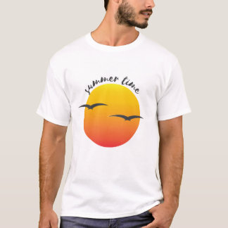 Camiseta Masculina Casual Elegante Confortável par