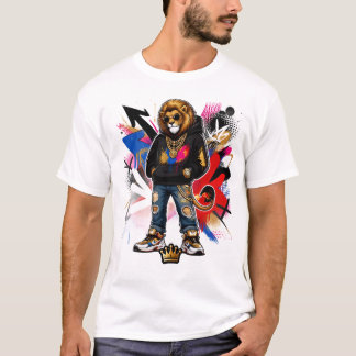 Camiseta Masculina Clássica com Decote Cano Redond