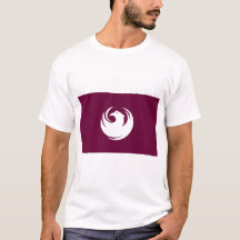 Camiseta masculina com a bandeira da cidade de Pho