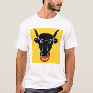 Camiseta masculina com a bandeira do Cantão de Uri